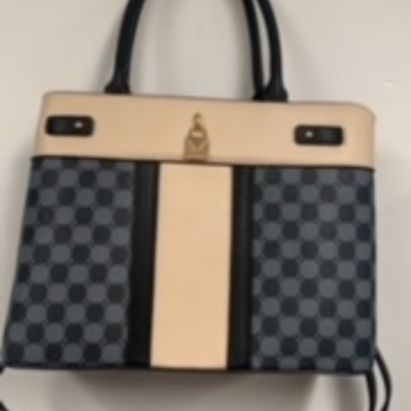 Blue and Cream Purse - Picture 1 of 1